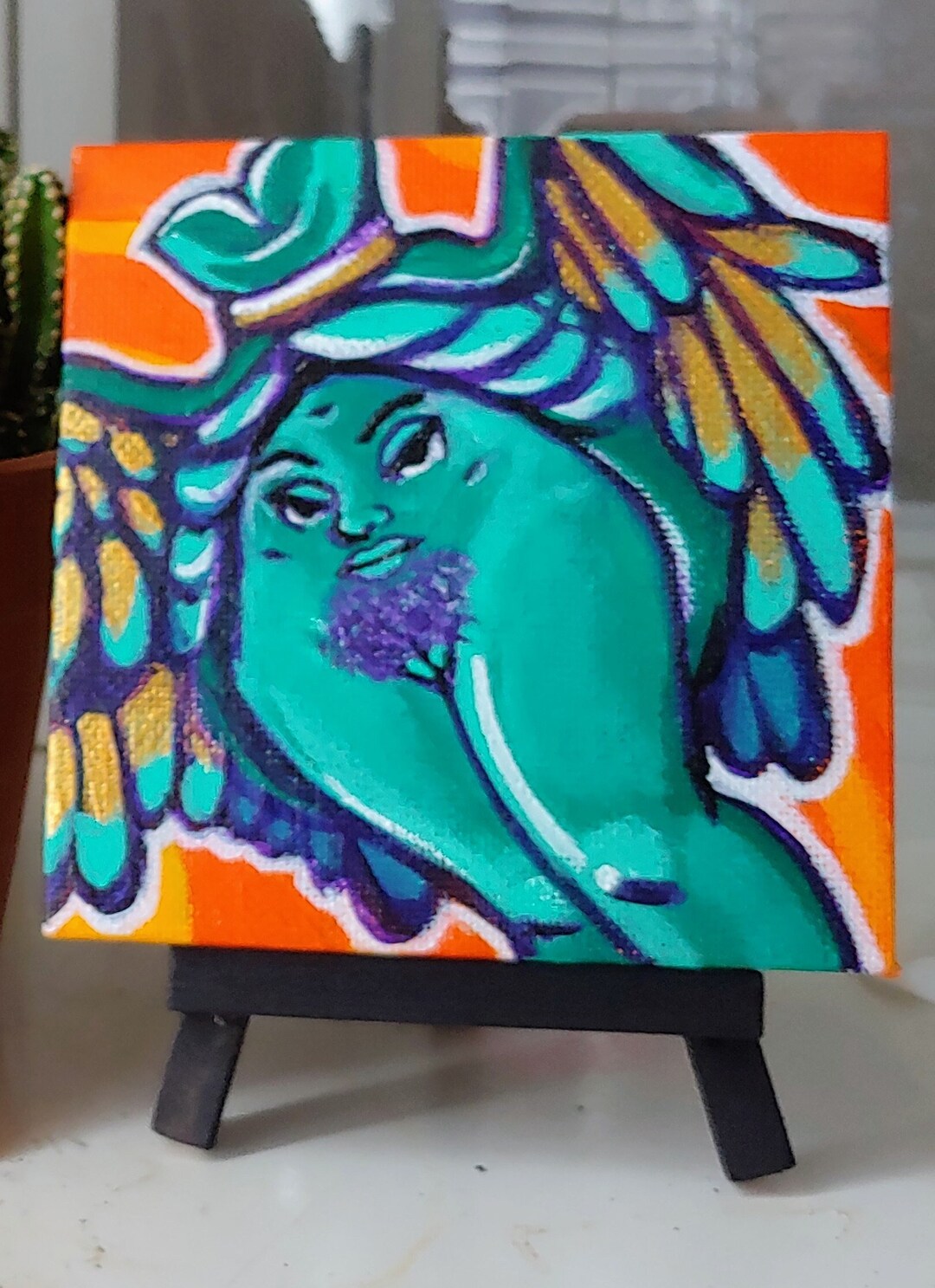 Goddess of Inappropriate Humor Painting Etsy