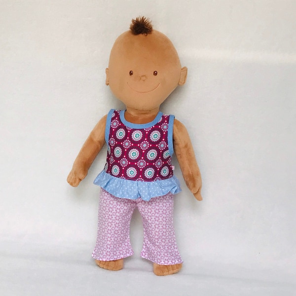 Schlaghose mit Baby-Doll für Puppen 43 cm - Puppenkleidung
