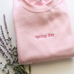 Bts pink sweatshirt hot sale