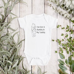 Winnie The Pooh Onesie, Funny Newborn Bodysuit, Winnie The Pooh Baby Shower Gift, New Mom Gift