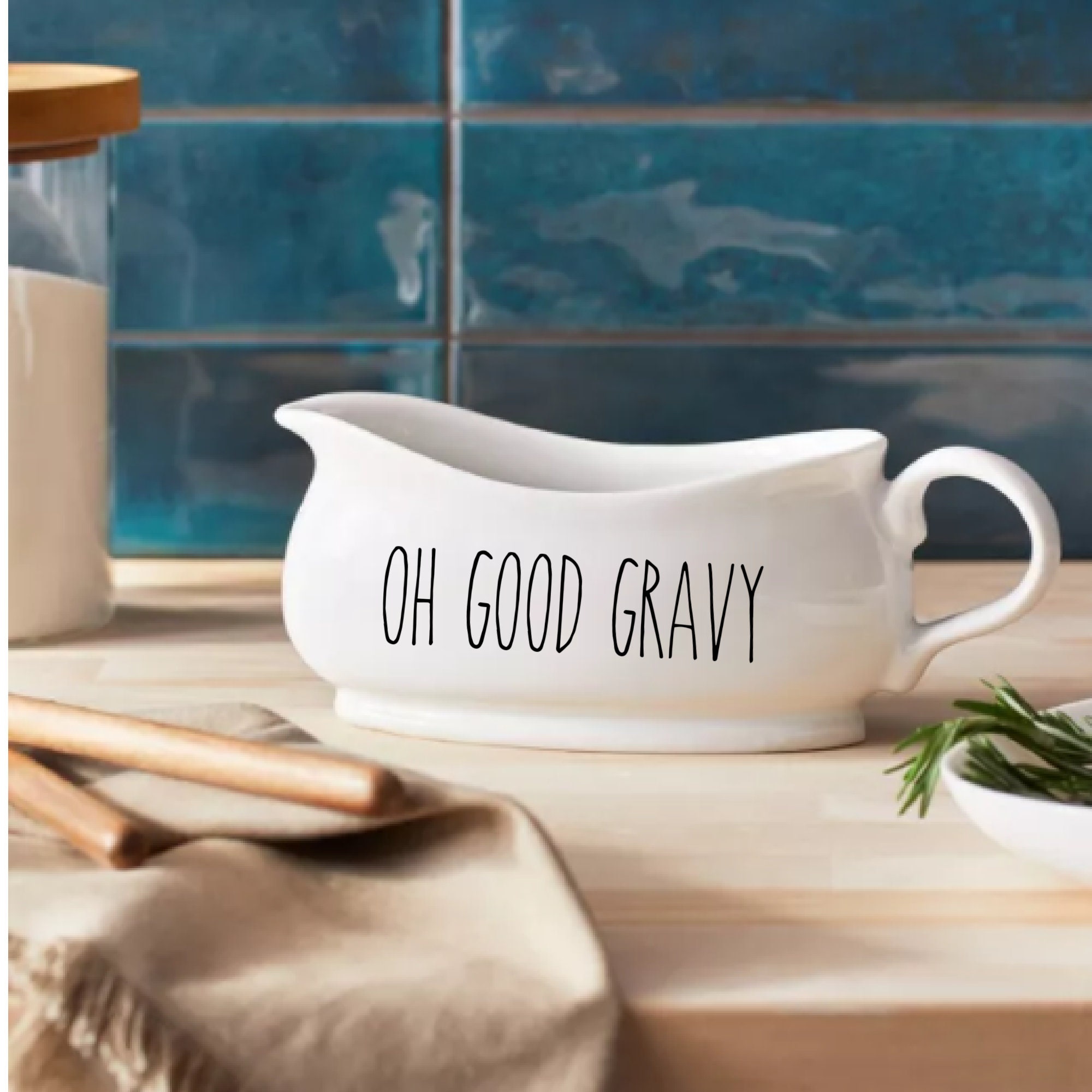 Farmhouse Table Gravy Boat Wedding Gift or Housewarming Gift Etsy