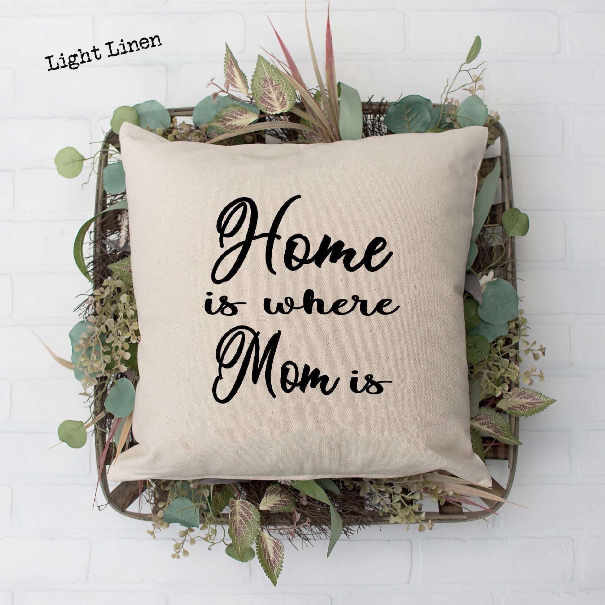 Home Is Where Mum Is Sequin CushionMam CushionMother's DayMummy Home Is Where Mum Is Sequin CushionMam CushionMother's DayMummy