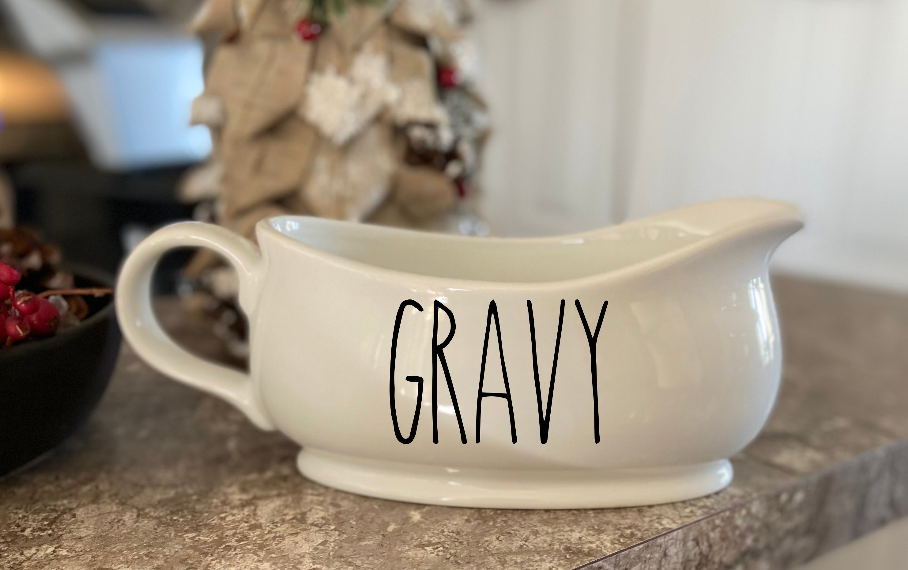 Farmhouse Table Gravy Boat Wedding Gift or Housewarming Gift Etsy