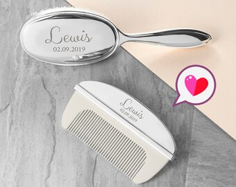 personalised baby hair brush
