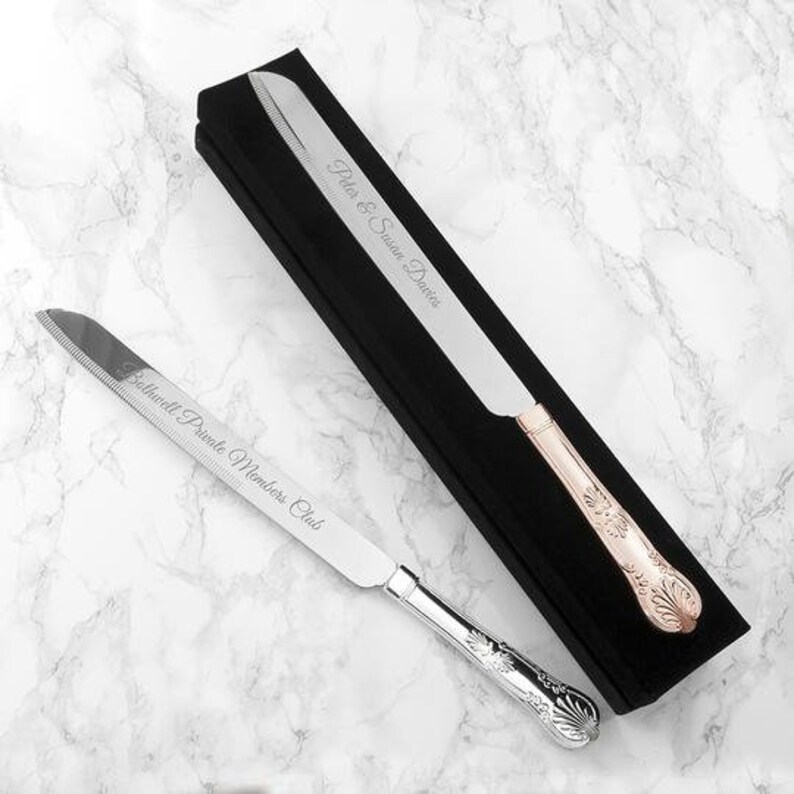 Personalized Cake Knife Engraved Cake Knife Wedding Gift Etsy UK