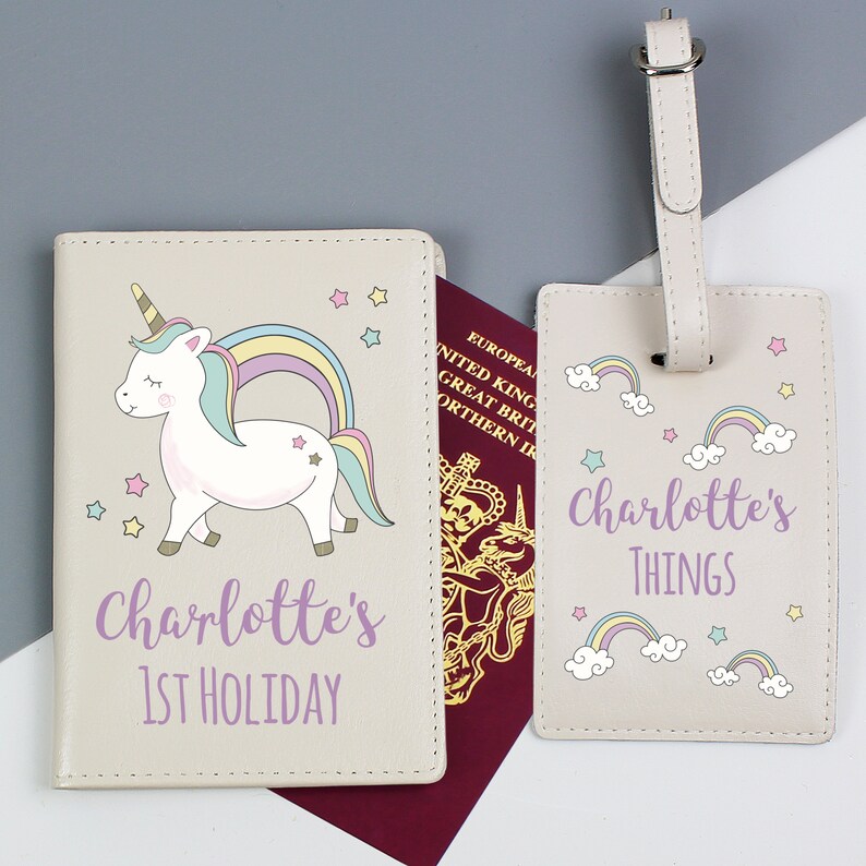 Personalised Passport Holder Luggage Tag Baby Passport Etsy UK