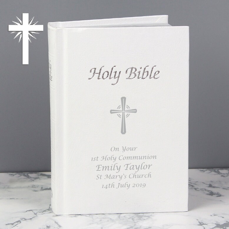 Personalised White Holy Bible Custom Women's Bible Etsy UK