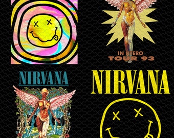 4 png, Nirvana Png, Nirvana Smile Face, Nirvana Rock Band, Nirvana Design, Nirvana Tour Music 2024, Nirvana Download