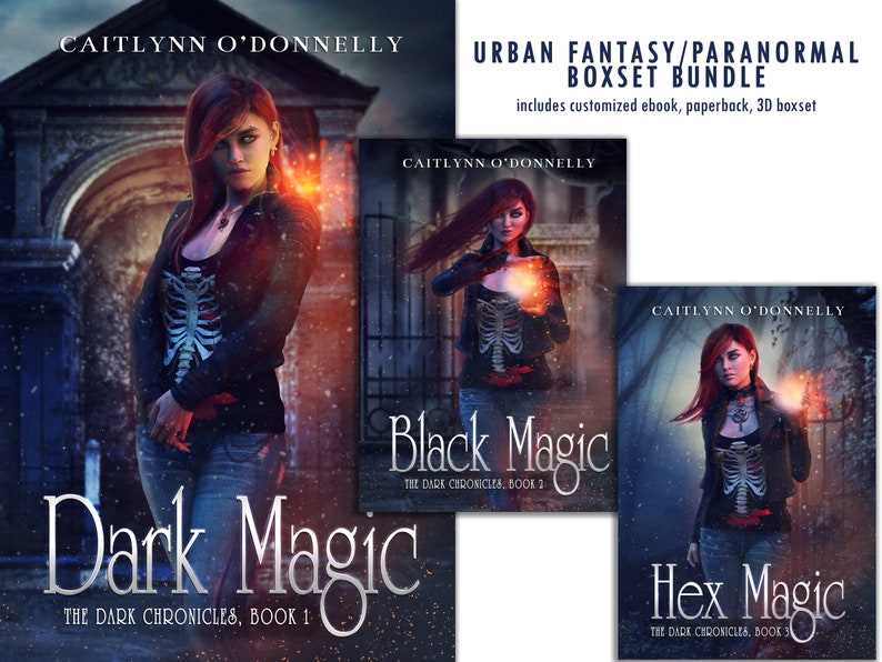 Premade Book Cover Series Fantasy Boxset  Urban Paranormal image 0