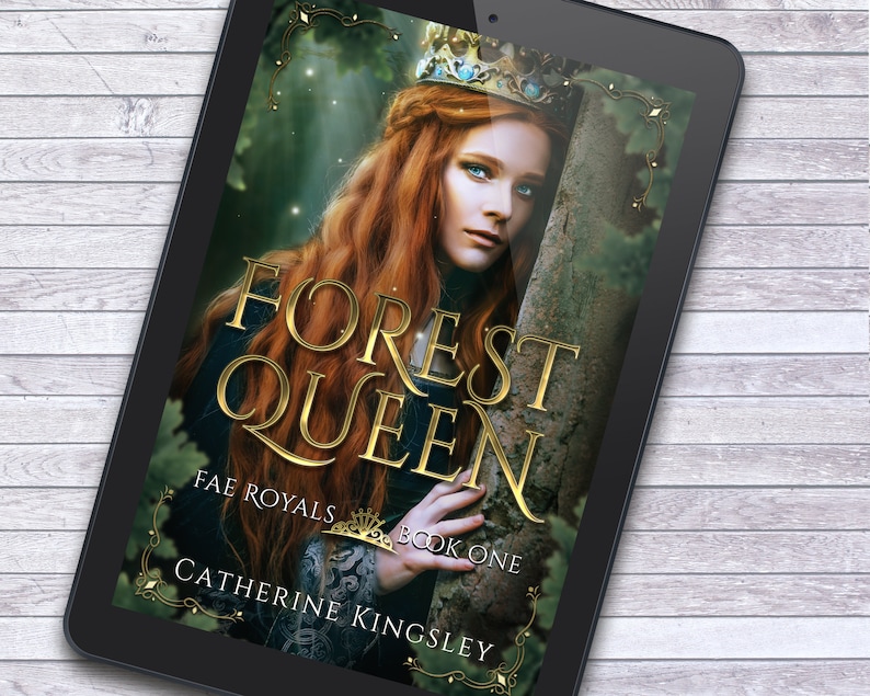 Fairy Queen Forest Fantasy Premade Ebook Cover with Print Book image 1