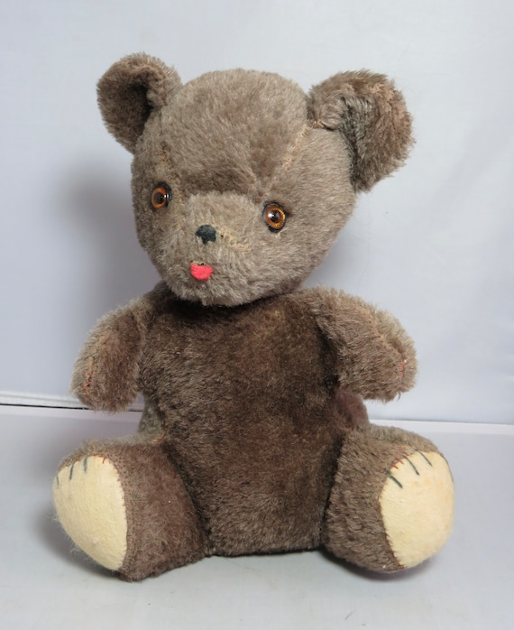 1950s Swiss FELPA MUTZLI Animated & Musical Teddy Bear