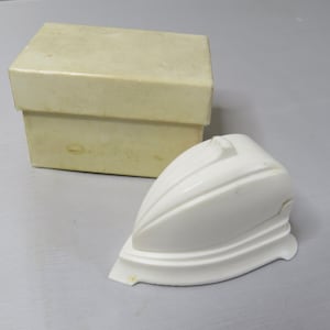 1930s White Celluloid Ring Case or Presentation Box