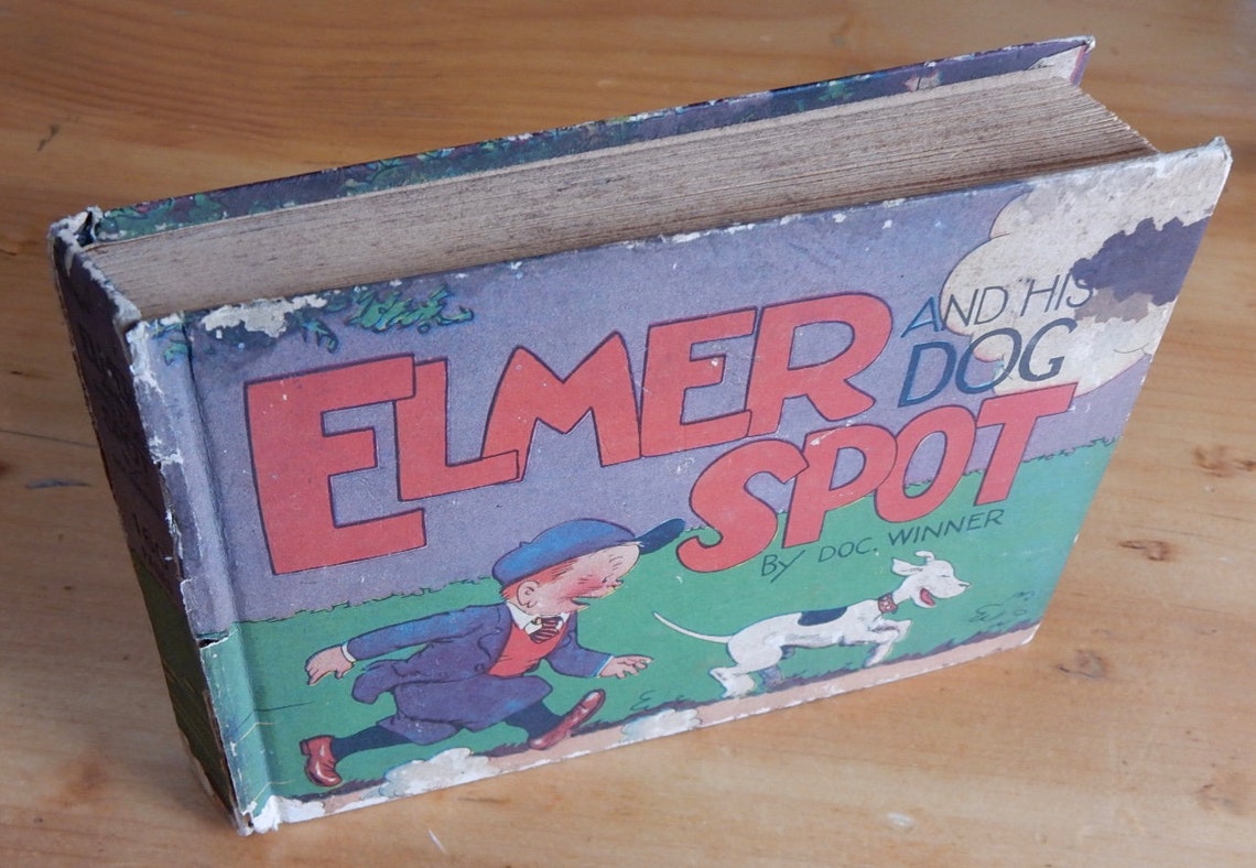 1935 Children's Book ELMER and His DOG SPOT Newspaper Etsy