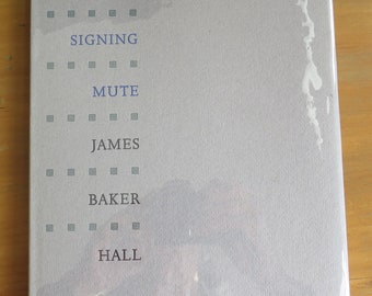 1992 FAST SIGNING MUTE 1st ed. Hardcover w/DustJacket Poetry Book
