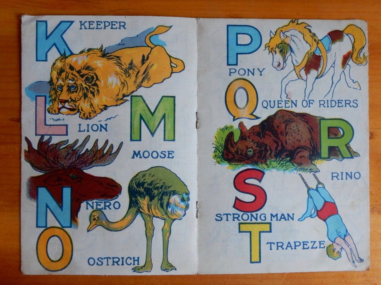 1900 Children's Linen Book LITTLE ONES ABC Nice Condition Etsy