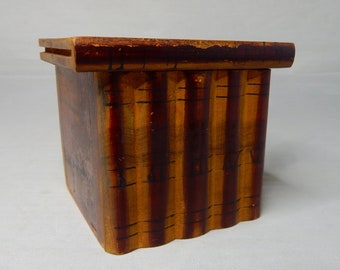 Antique Wooden Book Box Puzzle Box    SD50