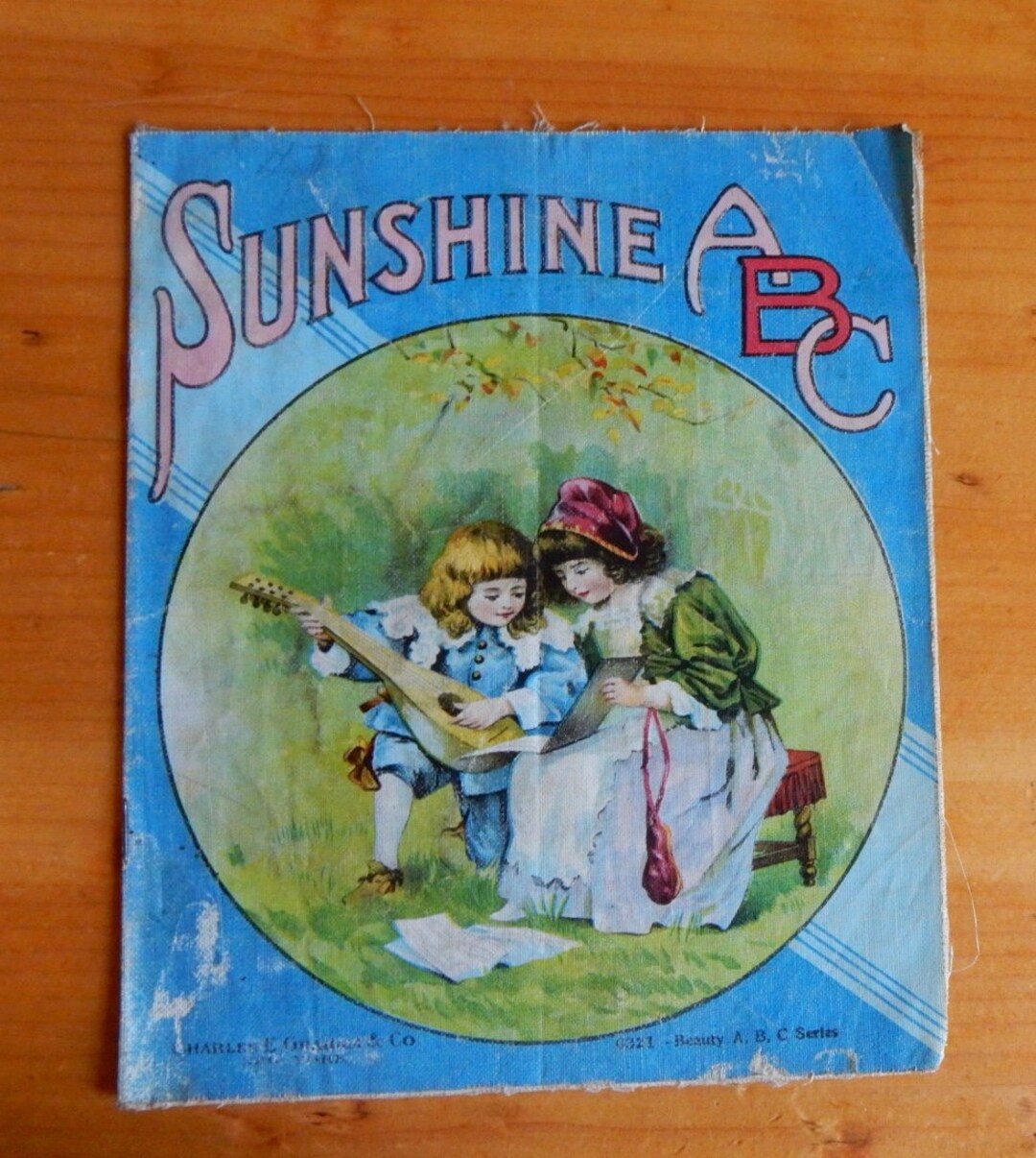 1900 Children's LINEN Book SUNSHINE ABC Nice Condition Etsy