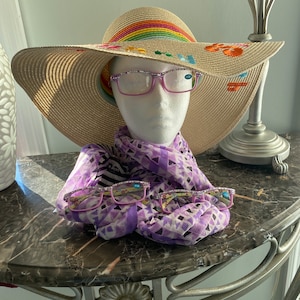 Bright & Breezy Lightweight Summer Purple Readers!