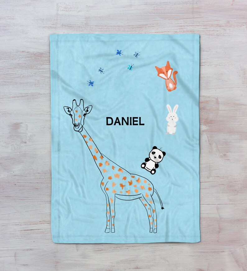 Personalized blanket. Baby blanket/ kids blanket. Name blanket Etsy