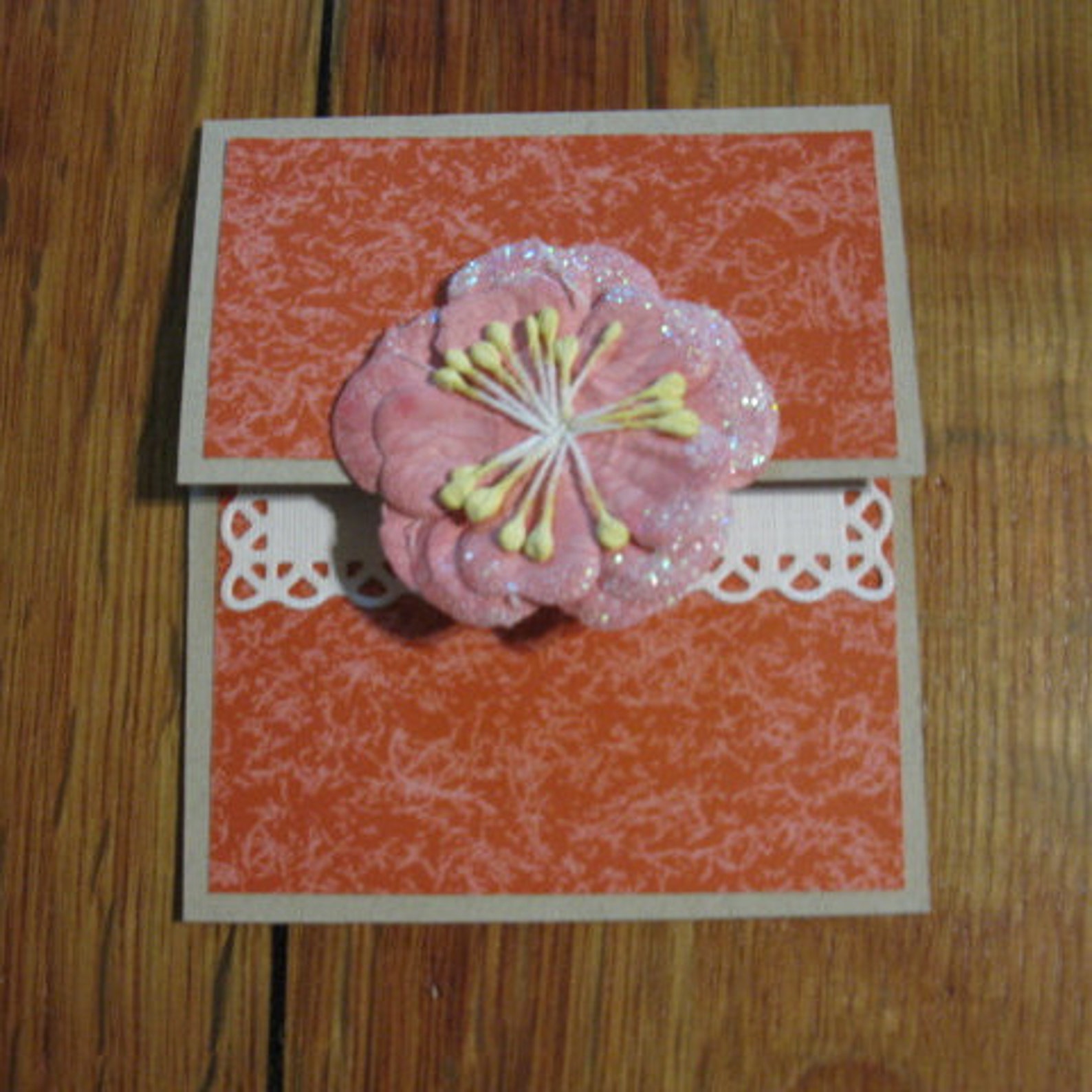 Gift Card Holder Handmade Flower Birthday Mother's Etsy