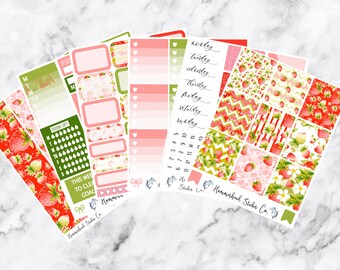 Cruise/'n Up Sticker Kit Strawberries Hobonichi Weeks