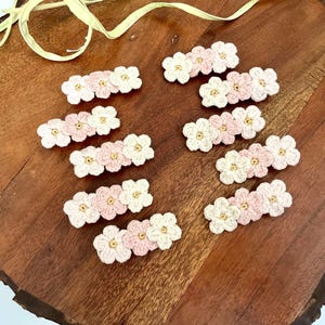 Baby Toddler Daisy Hair Clips / Girls Hair Accessories / Baby Flower Hair Clip / Toddler Hair Clips / Daisy Hair Barrettes / Fringe Clips