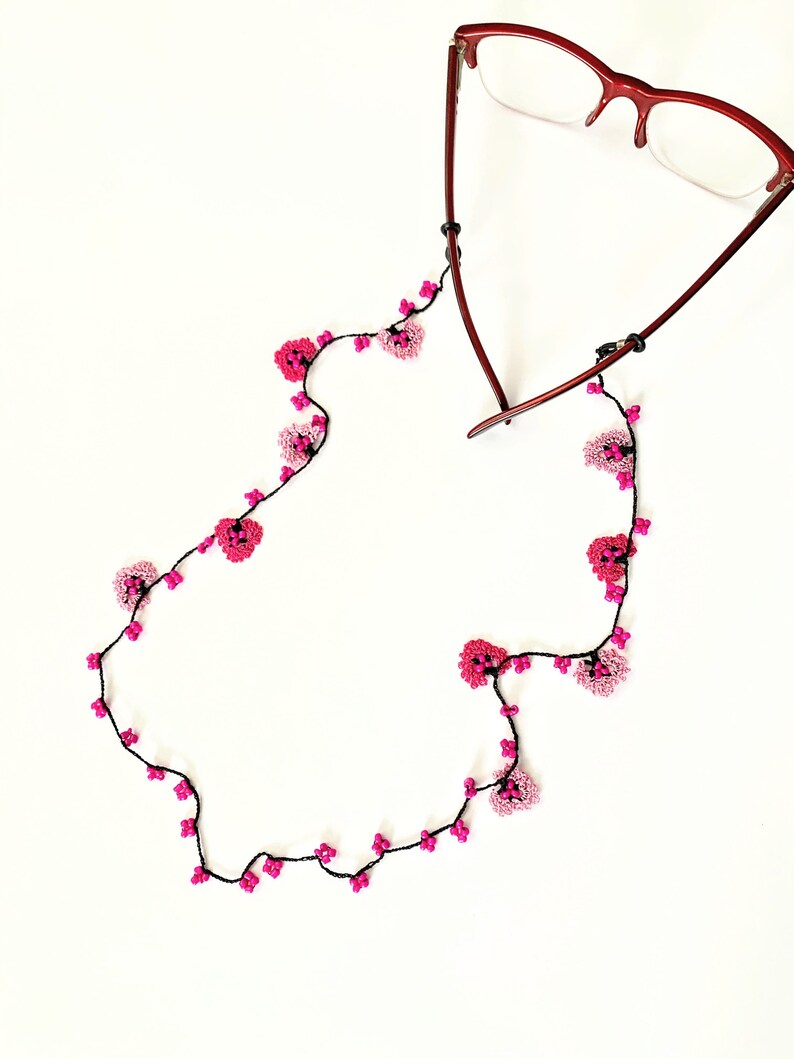 Eyeglass Chain / Crochet Glasses Chains / Eyeglass Holder with Etsy
