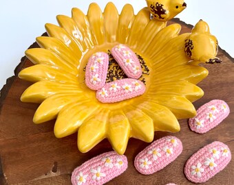Fermagli per capelli rosa / Accessori per capelli per bambini / Fermaglio per capelli a forma di fiore / Fermagli per capelli per neonati / Fermagli per capelli floreali / Fermagli per capelli / Fermagli per capelli all'uncinetto