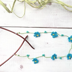 Blue Eyeglass Chain / Glasses Chain / Eyeglass Lanyard / Reading Glasses Chain / Necklace for Glasses / Readers Gift