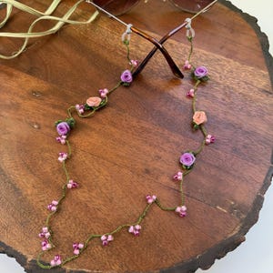 Eyeglass Chain / Reading Glasses Chain / Sunglasses Chain / Eyewear Chain / Flower Glasses Chain