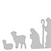 Nativity Set String Art Pattern Christmas String Art - Etsy