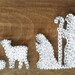 Nativity Set String Art Pattern Christmas String Art - Etsy