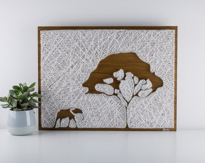 Nativity Set String Art Pattern, Christmas String Art Template ...