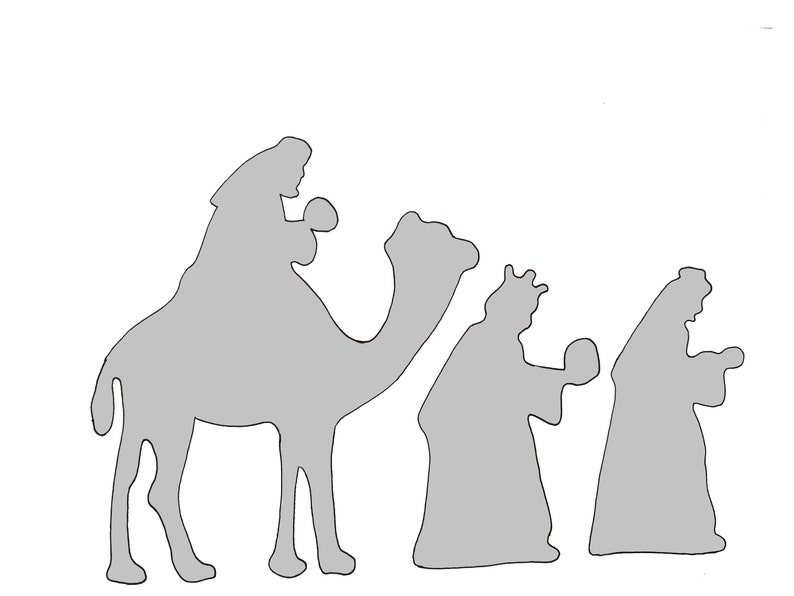 Nativity Set String Art Pattern Christmas String Art - Etsy