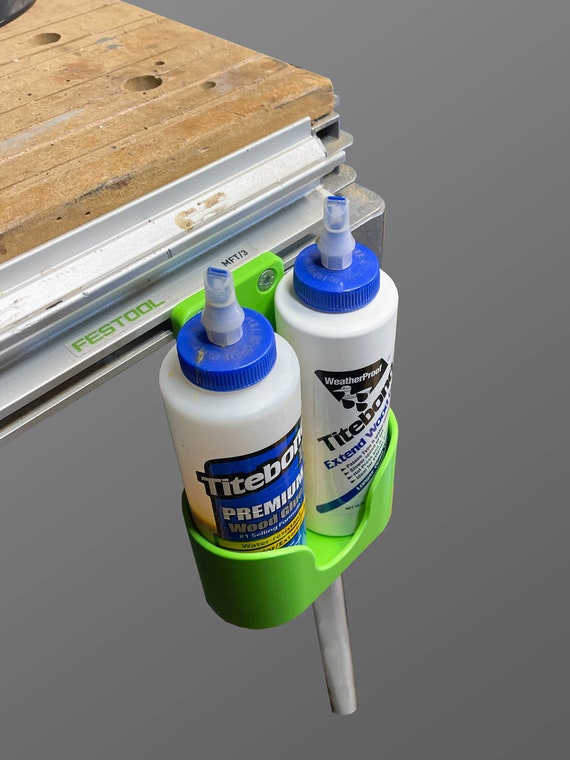 Festool MFT Compatible Glue Bottle Holder Extended for Titebond Glue Bottles  