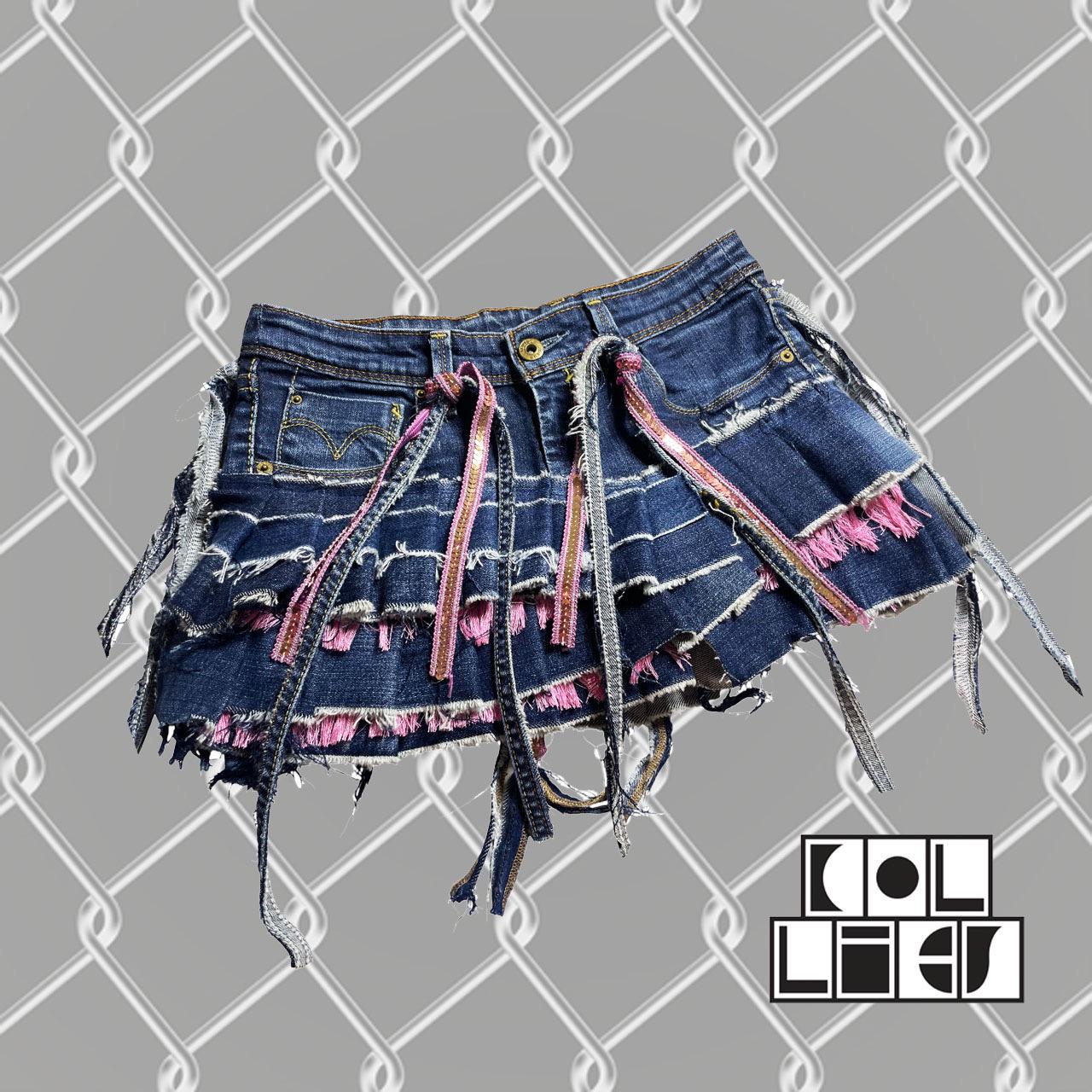 Levi Patchwork Skirt - Etsy