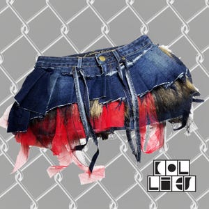 Levi Patchwork Skirt - Etsy