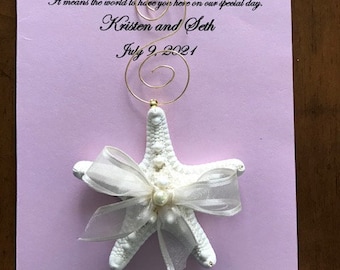 Starfish Wedding Favors/Bridesmaid Gifts/Thank You Gift