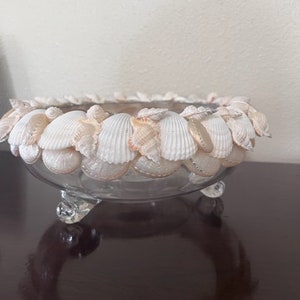 Seashell Bud Bowl or Lantern l Coastal Decor l Mother&#39;s Day Gift