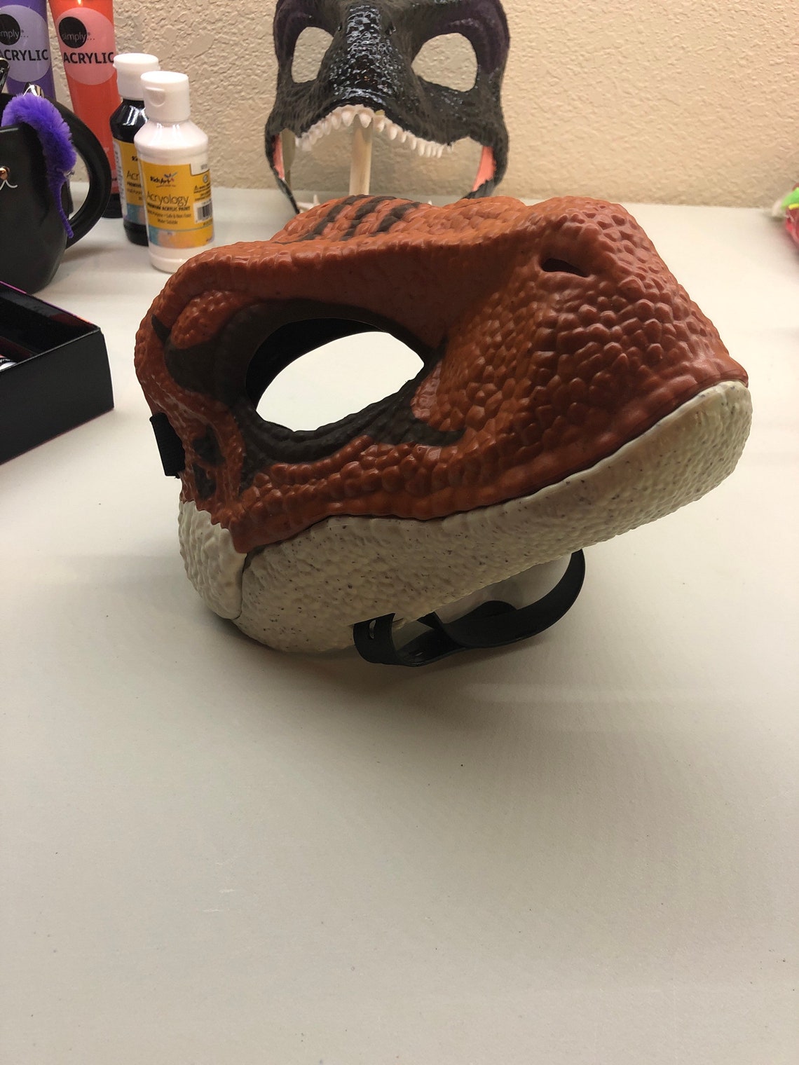 Custom Dino Mask Etsy