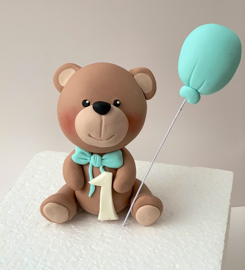 Ours de nounours nombre et ballon comestibles décoration de Etsy
