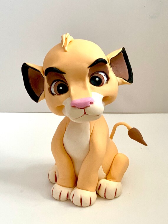 Simba Lion King Edible Cake Topperchristeningbaby Shower Etsy New Zealand