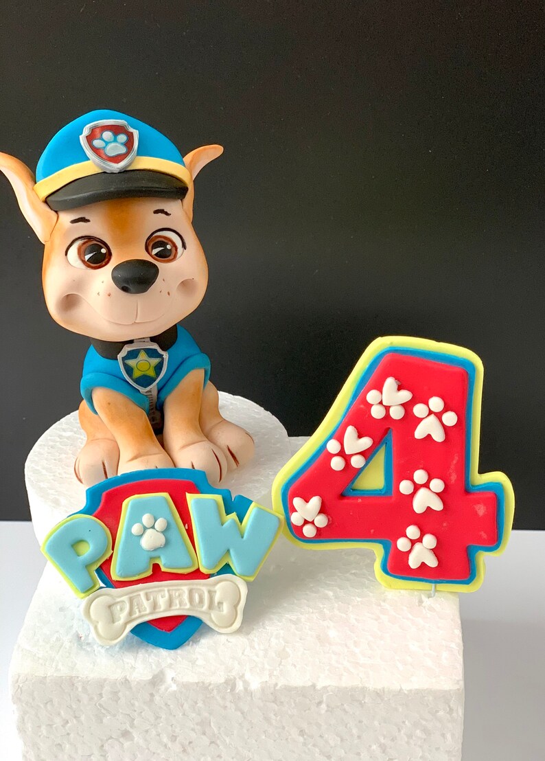 Unofficial Paw Patrol Chase edible handmade birthday cake | Etsy