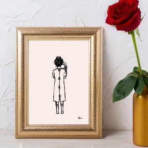 Instant Digital Download Angel Baby Memorial Print (Pink), Baby Loss, Miscarriage, Remembrance