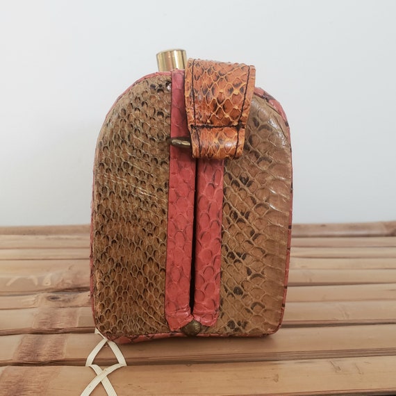 1940's Snake Skin Handbag - image 4