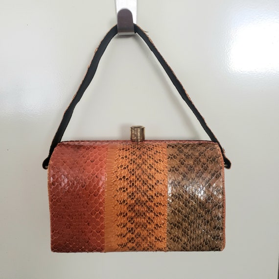 1940's Snake Skin Handbag