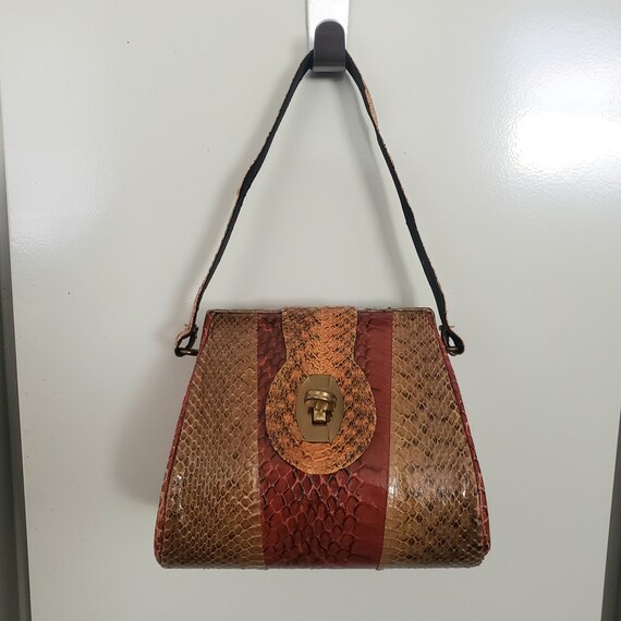 1940's Snake Skin Handbag