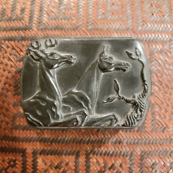 HiCKOK Stag and Deer Celluloid Box - image 2
