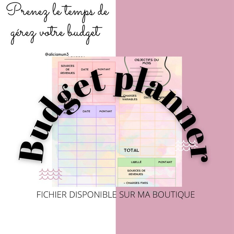 Budget Planner Etsy