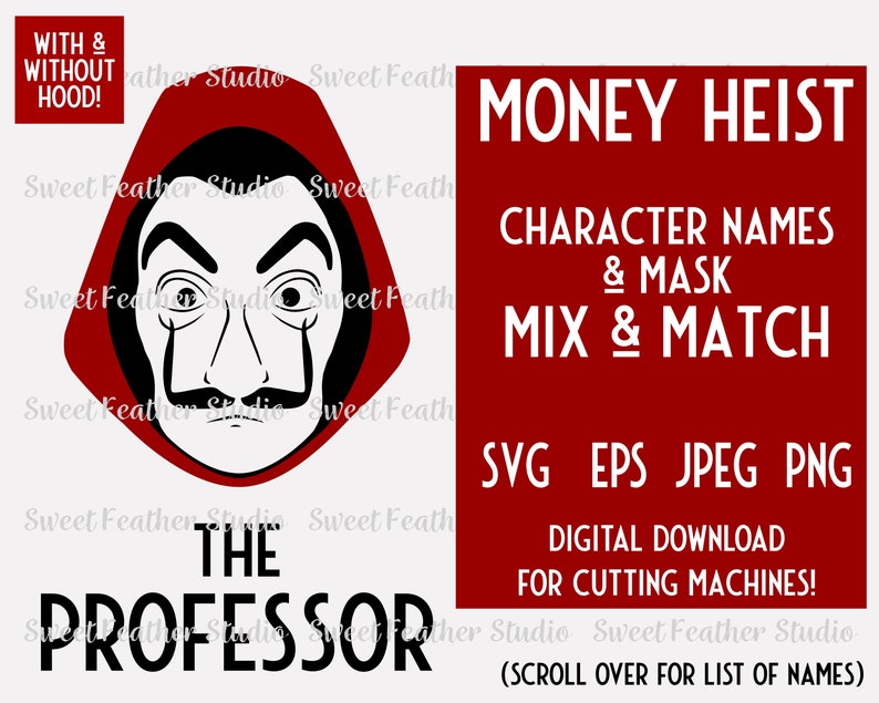 Free Free Money Heist Svg 761 SVG PNG EPS DXF File